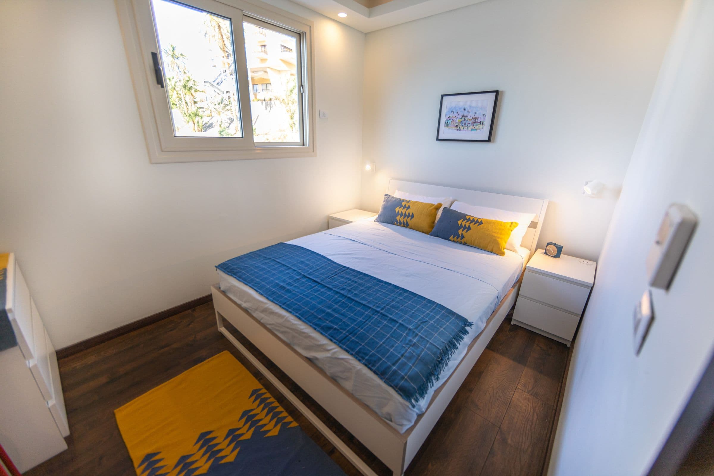 A Nile-view bedroom aboard Anakob with Nubian accents